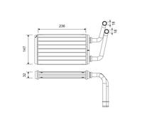 VALEO 811528 Heater matrix