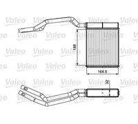 Valeo 812367 Heat Exchanger, interior heating