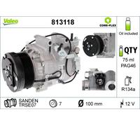 VALEO 813118 Compressor, air conditioning for HONDA
