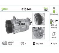 VALEO 813144 Compressor, air conditioning for OPEL,RENAULT,VAUXHALL