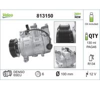 VALEO 813150 Compressor, air conditioning for AUDI,AUDI (FAW),SEAT