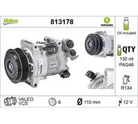 Air conditioning compressor R 134a PAG 46 813178 VALEO for CITROËN PEUGEOT DS
