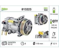 VALEO 813223 Compressor, air conditioning for CITRO?N,CITRO?N (DF-PSA),PEUGEOT,P