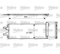 VALEO 814069 Air conditioning condenser