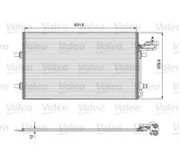 Valeo Air Conditioning Condenser 814323