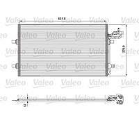 Valeo Air Conditioning Condenser 814323