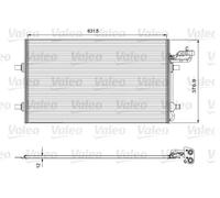 VALEO 814324 Air conditioning condenser