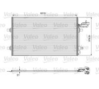 VALEO 814324 Air conditioning condenser