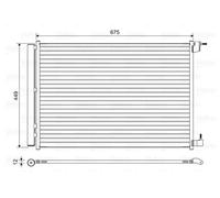 VALEO 814468 Air conditioning condenser