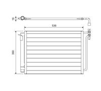 VALEO 817575 Condenser, air conditioning for BMW