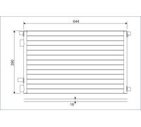 VALEO 817608 Condenser, air conditioning for ,RENAULT