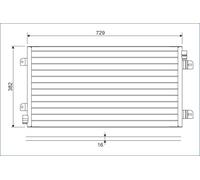VALEO 817689 Air conditioning condenser