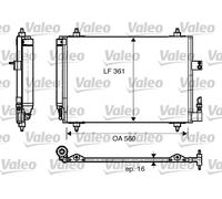 VALEO 817824 Condenser, air conditioning for CITRO?N,PEUGEOT