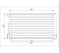 VALEO 818193 Air conditioning condenser