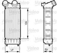 VALEO 818226 Intercooler, charger for CITRO?N,DS,PEUGEOT