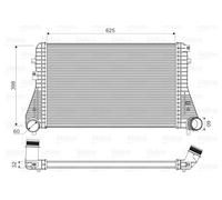 VALEO 818339 Intercooler, charger for AUDI,SEAT,VW