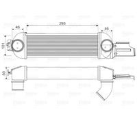 VALEO 818355 Intercooler, charger for OPEL,VAUXHALL