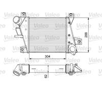 VALEO 818360 Intercooler, charger for NISSAN
