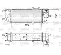 VALEO 818361 Intercooler, charger for HYUNDAI