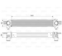 VALEO 818545 Intercooler