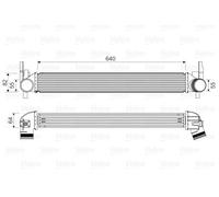 VALEO 818574 Intercooler, charger for AUDI,SEAT,SKODA,VW