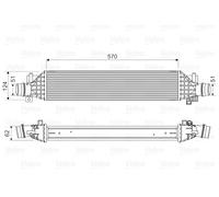 Valeo Intercooler, Engine Cooling 818629