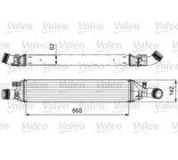 VALEO 818643 Intercooler, charger for AUDI