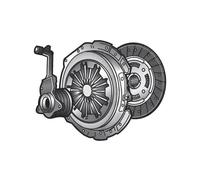 VALEO 834325 Clutch Kit COVER EXTERNAL DIAMETER: 180, DISC EXTERNAL DIAMETER: 181,5, WITH COVER:, WITH DISC: YES
