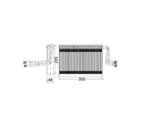 VALEO A/C Evaporator For BMW Series 1 E81 E82 E87 E88 3 E90 E91 6934781