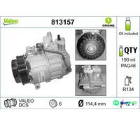 VALEO AIR CONDITIONING COMPRESSOR 813157 FOR MERCEDES-BENZ