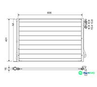 VALEO AIR CONDITIONING CONDENSER 812720 FOR BMW