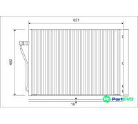 VALEO AIR CONDITIONING CONDENSER 812879 FOR BMW