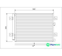 VALEO AIR CONDITIONING CONDENSER 814077 FOR DACIA