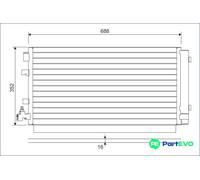 VALEO AIR CONDITIONING CONDENSER 814094 FOR RENAULT