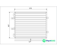 VALEO AIR CONDITIONING CONDENSER 814172