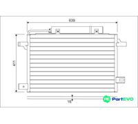 VALEO AIR CONDITIONING CONDENSER 814249 FOR MERCEDES-BENZ