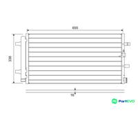 VALEO AIR CONDITIONING CONDENSER 814370 FOR AUDI