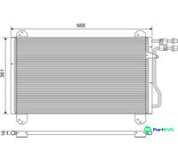 VALEO AIR CONDITIONING CONDENSER 816891