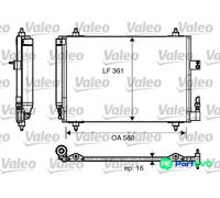 VALEO AIR CONDITIONING CONDENSER 817824 FOR CITROËN PEUGEOT