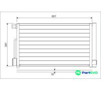 VALEO AIR CONDITIONING CONDENSER 818193 FOR ALFA ROMEO FIAT OPEL VAUXHALL
