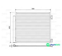 VALEO 822559 Air conditioning condenser