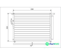 VALEO AIR CONDITIONING CONDENSER 822603