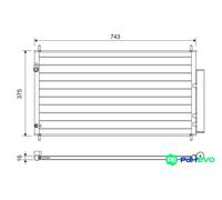 VALEO AIR CONDITIONING CONDENSER 822606 FOR HONDA