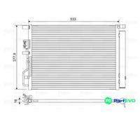 VALEO AIR CONDITIONING CONDENSER 822612 FOR HYUNDAI KIA