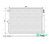 VALEO AIR CONDITIONING CONDENSER 822616
