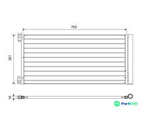 VALEO AIR CONDITIONING CONDENSER 822637