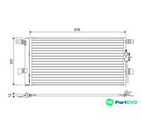 VALEO AIR CONDITIONING CONDENSER 822648 FOR AUDI