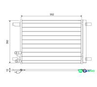 CONDENSER AIR CONDITIONING 822707 FOR SKODA KAMIQ KAROQ OCTAVIA/IV/Combi VW