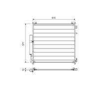 Valeo Air Conditioning Condenser fits Land Rover Defender 2020 on 3.0