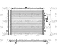 VALEO Air Conditioning Condenser Fits VOLVO S60 S80 V40 V60 V70 Xc70 30794544